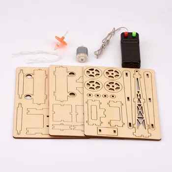 STEM Jucarii pentru Copii de Învățământ Experiment de Tehnologie Set de Jucării DIY Rezervor Model de Masina Puzzle Pictat Jucarii Copii