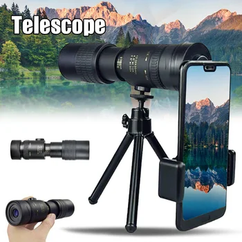 10-300x40 Monocular Telescop Zoom de Înaltă Calitate Monocular Binoclu Telescop Sprijină Smartphone-uri cu Lumina de Noapte Viziune