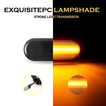 2 buc LED-uri Dinamice Mașină de poziție Laterale Lumini Repetor Lumini de Semnalizare Pentru Nissan Qashqai Noto Micra Navara Cub Tiida 350Z Pathfinder