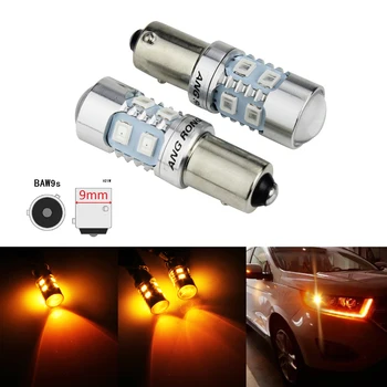 ANGRONG 2x HY21W BAW9s LED Amber Indicator Revese Semnalizare Bec Pentru Citroen C4 Grand Picasso