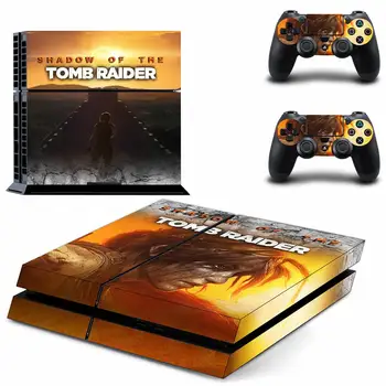 Tomb Raider PS4 Autocolante Play station 4 Pielii PS 4 Autocolant Decal Acoperire Pentru PlayStation 4 Consola PS4 & Controller Piei de Vinil