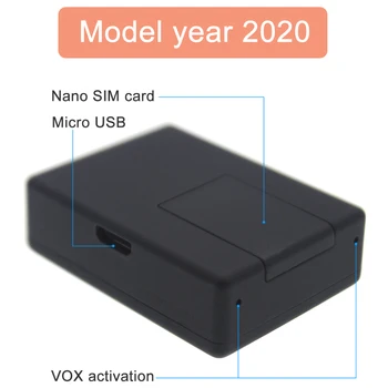 Vocea Activa Alarma de Securitate N9+ Mini GSM Audio Ascultător cu VOX Ultima Versiune Model 2020 Audio Bug