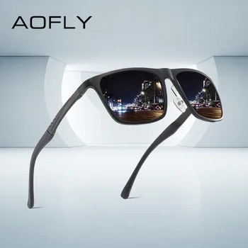 AOFLY Aluminiu magneziu ochelari de Soare Polarizat de sex Masculin Anti-Orbire Oglindă Lentile de Moda 2020 Pătrat de Conducere ochelari de Soare Pentru Barbati UV400