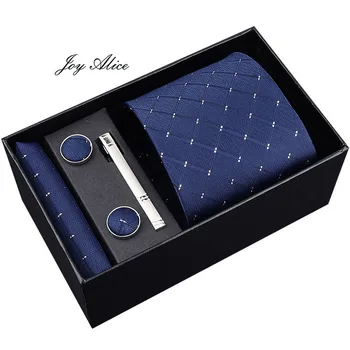 Cutie de cadou Personalizat personalizate Barbati Cravate Batista Butoni Seturi de Fulare Paisley Fulare-cravată cu Dungi, Cravată pentru Bărbați Petrecerea de Nunta