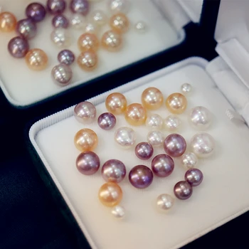 3-13mm Naturale Pearl Margele Vrac ,Semi Rotund Real Pearl Margele Pentru Bijuterii DIY Stridii Perla 1buc