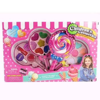 Kid Box Set Machiaj Jucării Lollipop Dressing Cosmetice Fete Jucărie De Plastic, De Siguranță Frumusețea Pretinde Joacă Pentru Copii, Machiaj Fată De Joc Cadou