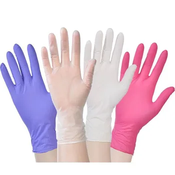 Super tare si Elastic Mănuși de Unică folosință din Latex 50pcs de spălat Vase/Gradina/Munca Mănuși din Nitril Universal Pentru Stânga și Dreapta