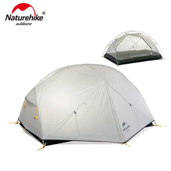 Naturehike Mongar 2 Ultralight Cort De Camping Cort Dublu De Nylon Fabic Strat Dublu Rezistent La Apa Cort Backpacking Drumeții Cort De Voiaj