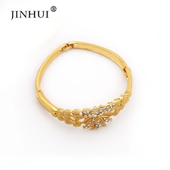 Jin Hui Rafinat de Lux din Dubai seturi de Bijuterii de aur de culoare India, Nigeria, Africa de Mare de Bijuterii Accesorii Bijuterii en-Gros