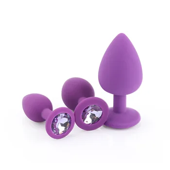 Produse Sex Shop Adult vibrator Moale dop de fund jucarii Sexuale Pentru Barbati Femei Sex Produselor 3 buc/set anal plug pentru cupluri