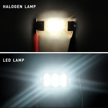 4buc OXILAM C5W 31mm 36mm 41mm Feston Bec LED Alb Dom Lectură Interior Lumina 3020 SMD Canbus fara Eroare de Înmatriculare Lampă