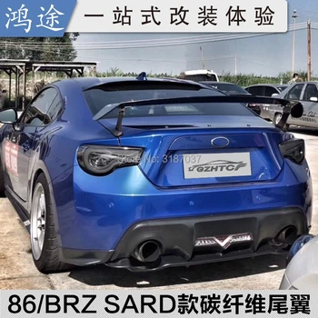 Pentru Toyota GT86 Subaru BRZ Scion FR-S 2012 -2017S SARD FRP+fibra de carbon, Spoiler Acoperiș Spate Aripa Portbagaj Buza Portbagajului Capacul de Styling Auto