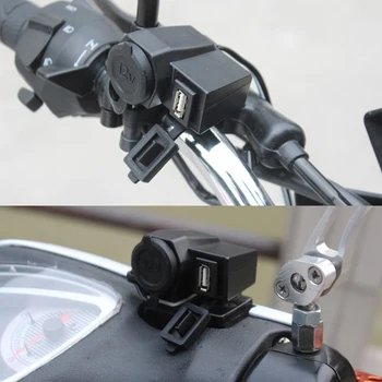 Ghidon motocicleta Incarcator USB Adaptor de Alimentare cu Soclu Bricheta cu Ușurință de Instalare Masina Personala Elemente