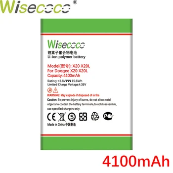 WISECOCO 4100mAh BAT17582580 Baterie Pentru DOOGEE X20 X20L Telefonul In Stoc Baterie de Înaltă Calitate+Numărul de Urmărire