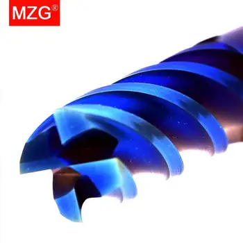 MZG Prelungi End Mill 100L de Tăiere HRC65 10mm 12mm Metal Prelucrare de Frezat freze Tungsten din Oțel