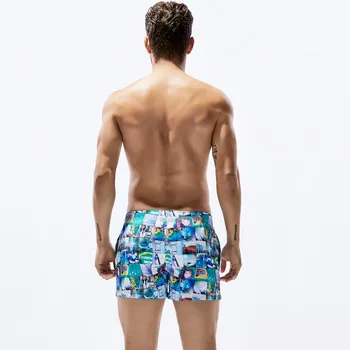 Noi SEOBEAN bărbați pantaloni Scurți de Plajă print pantaloni scurți Uscare Rapida de sex masculin de moda pantaloni Scurți de culoare S/M/L/XL
