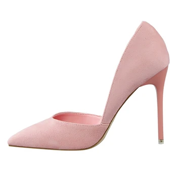 {D&Henlu} Femei Sexy cu Toc D ' Orsay și Două Piese Toc Subțire a Subliniat Toe Pompe de 10.5 cm Pantofi de Lucru OL Pompe de Pantofi Maro Femeie