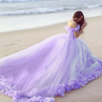 Quinceanera Rochie de Minge de culoare Roz Rochie de Flori 3D Princess Corset Paiete Tul Dulce 16 Rochii Vestido De Debutantă
