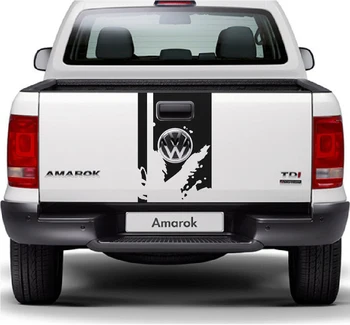 Autocolant auto 1 Buc noroi murdar splash coada mânerul ușii introduce grafic de Vinil autocolant auto se potrivesc pentru AMAROK 2016 2017 2018 2019