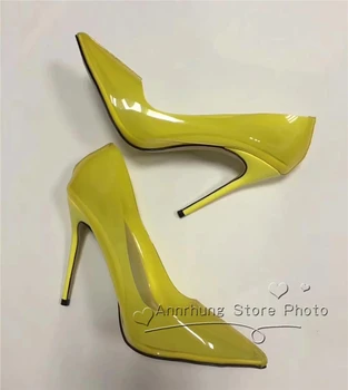 Jeleu de Culoare Transparent PVC Femei Pompe Stilet Toc Subliniat Toe Slim Pantofi Rochie Concis Pantofi de Primăvară Femeie Zapatos Mujer