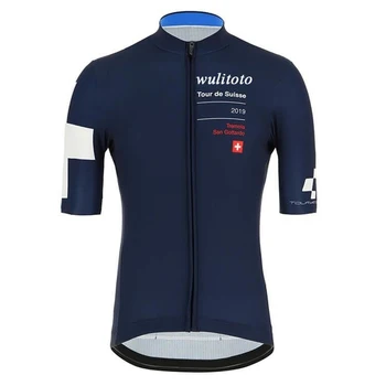 WULITOTO Barbati tricou de biciclete biciclete Respirabil jersey bărbați Ciclism Jersey cu Bicicleta de Munte