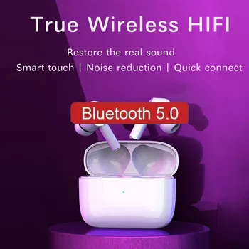 TWS Căști Bluetooth Căști fără Fir bluetooth 5.0 tws pavilioane cu Încărcare Caz, Joc de Sport Căști Pentru Telefoane Inteligente