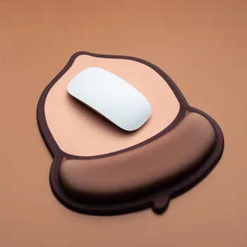 Ergonomic 3D Mouse Pad Drăguț Piuliță Anime Moale Silicon Gel Gaming Mousepad cu Suport pentru Încheietura mâinii Mouse-ul Mat Creative