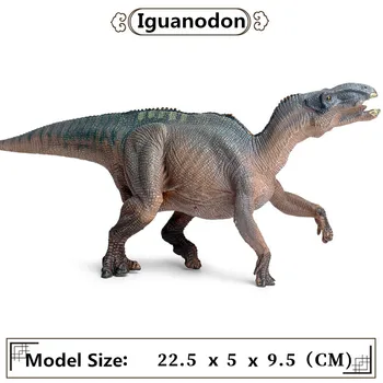 Iguanodon Hand-made de Colectare Model de Simulare Dinozaur Carnivor Figura Animal Jucărie de Învățământ din Plastic Decor Cadou