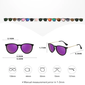 ROYAL FATA Polarizate Oval ochelari de Soare Femei Bărbați 2020 Designer de Brand Negru Roz Ochelari Cadru Metalic Ochelari de Soare Femei UV400 ss137