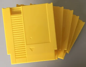 Culoare galben 72 de Pini Joc de Înlocuire a Cartușului de Coajă de Plastic Pentru Consola NES
