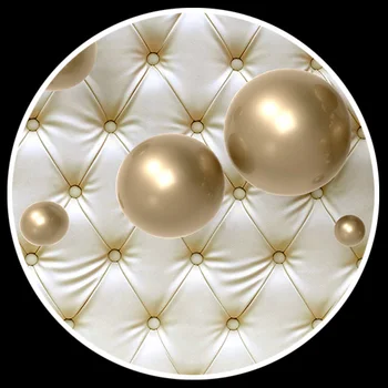 Personalizate de Perete Tapet Pânză Stil European Soft Pack 3D Stereoscopic Balonul de Aur Canapea Camera de zi Dormitor Fondul Decor Mural