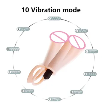 Silicon Vibrator Anal Dubla Penetrare Femeia Patrunde Barbatul Penis Artificial Vibratoare Punctul G Vibrații Adult Jucarii Sexuale Pentru Cupluri Sex Produsele