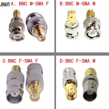 10buc BNC Male la SMA Masculin Feminin Direct Cablu Coaxial RF Adaptor Conector