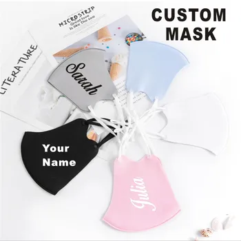 10buc Personalizate cu Numele Copilului Masca de Nunta Personalizate Oaspeții Numele Reutilizabile Masca Lavabil Masca de Fata Reglabile Adulți Măști de Față