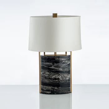 Art Deco e27 Postmodern Fier Tesatura Marmură Lampă de Masă. Lampa De Birou.LED Dest Lampa Pentru Dormitor, Hol