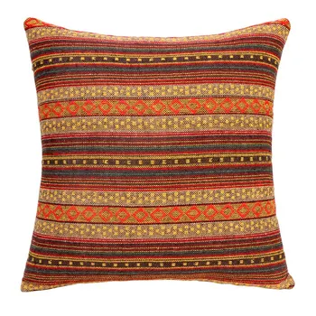 Național African Dungi Stil Boem Geometrice Decorative Acasă Pernă Acoperă Lenjerie de pat Etnice față de Pernă Caz 45cm*45cm