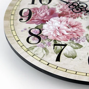 Acasă Decor Floare Mare Model De Ceas De Perete Stil Modern, Decor De Perete Ceasuri Relojes Decoracion Comparativ