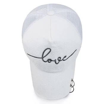 Noi Plasă de Fier Șapcă de Baseball pentru Bărbați Femeile Iubesc Embroideried Snapback Cap Reglabil Streetwear Respirabil Tata Pălărie gorras de béisbol
