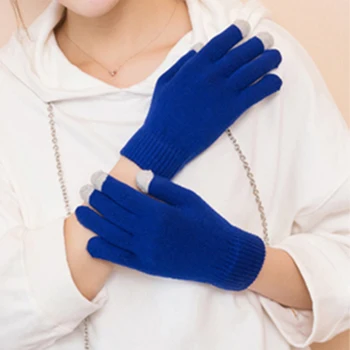 Noua Moda Design Clasic de Imprimare 3d Manusi Unisex Îngroșat Tricotate Mănuși de Deget Plin de Femei de Iarnă Moale Cald Mănuși cu un deget