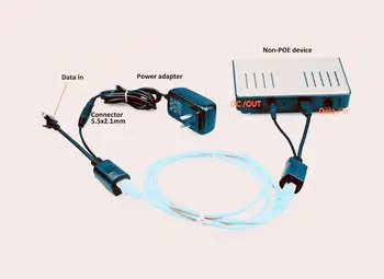 POE cablu Adaptor RJ45 Injector Splitter Kit Banda Ecranate Pasiv Putere Asupra Ethernet12-36v Sintetizator Separator Combiner