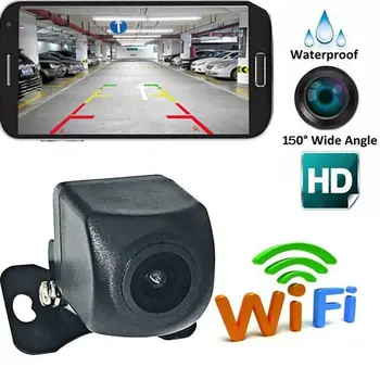 Wifi Auto retrovizoare Inversarea HD Înapoi de Parcare Monitor Kit Camera Viziune de Noapte Camera Auto Universal