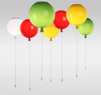 Modern Balon Colorat Candelabru de Iluminat Amuzant Candelabre de Decorare Camera pentru Copii, Dormitor Perdeaua de Lumină Nu Orbitor