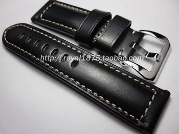 Gros watchbands pentru Omega Fosili 22 24mm vintage autentic de vacă din piele negru curea de ceas banda de ceas accesorii pentru Panerai PAM