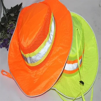 De Vânzare La Cald Reglabil În Aer Liber Reflectorizante De Siguranță Pălărie De Protecție Solară Umbra Pălărie Siguranța La Locul De Muncă Casca Fluoresceină Pescari Pălărie