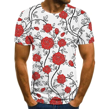 2020 noua moda bărbați cu mânecă scurtă de imprimare 3D street vara uzura casual top imprimate T-shirt