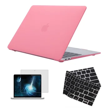 2019 Nouă Suprafață Mată Mată Laptop Greu Caz Acoperire Protector Pentru Macbook Air Pro Cu Retina Atinge Bar 11 12 13.3 15 inch