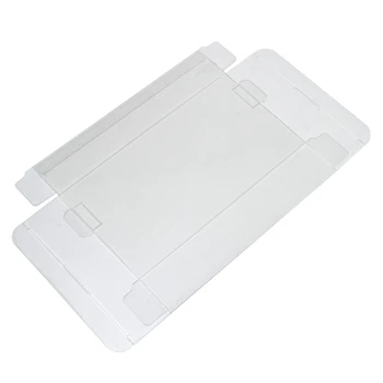 FZQWEG 50 buc Transparent Clar pentru Pentru SNES N64 Joc cutie Protector de Caz, jocuri de plastic PET Protector joc cutii