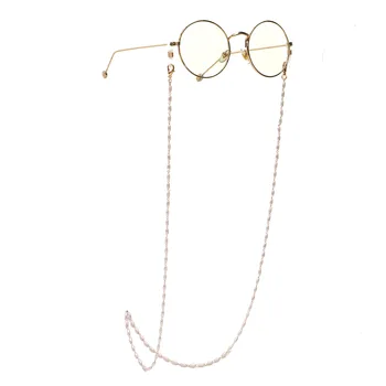 Noua Perla de culoare de Aur Ochelari Lanț Colier ochelari de Soare Anti-Ochelari de Pierdere în lanțuri Cablul de Curea Curea de Coarda