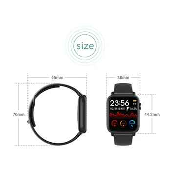 Ceas inteligent Complet Tactil Temperatura Corpului Ceasuri Fitness Tracker Tensiunii Arteriale Ceas Inteligent GTS Smartwatch Pentru Android IOS Nou