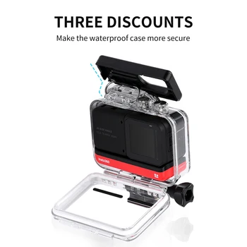 RuigPro 60M Carcasă Subacvatică Caz Impermeabil Protector de Acoperire pentru Insta360 O R 4K 360 Edition Leika Cameră Cazul Accesorii